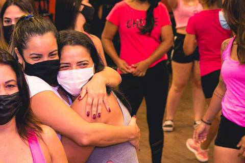 Aulão Fit Dance especial do Dia Internacional da Mulher na Academia Inova Diadema'