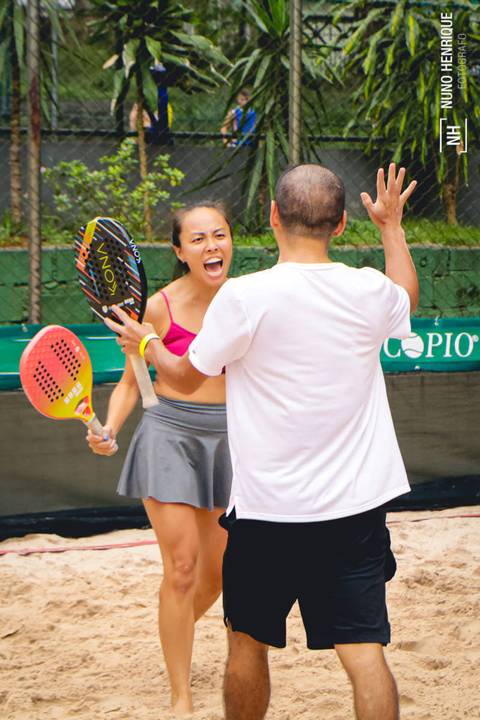 Fotos do 1° Torneio Arena Club Racket de Beach Tennis.'