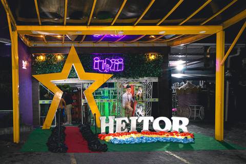 Fotos da festa de aniversário do Heitor realizada no Buffet Iupiii, zona leste de São Paulo.'