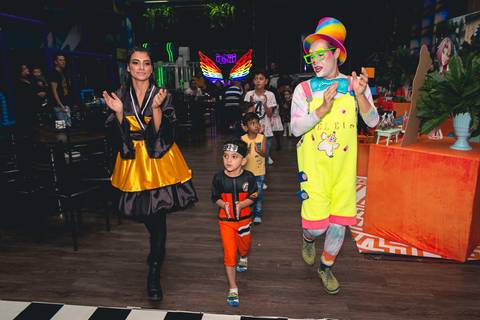 Fotos da festa de aniversário do Heitor realizada no Buffet Iupiii, zona leste de São Paulo.'