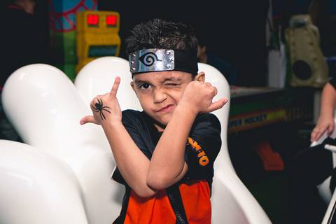 Fotos da festa de aniversário do Heitor realizada no Buffet Iupiii, zona leste de São Paulo.'