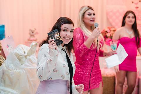 Chá de Bebê Maya Letícia Swarovski Alana Leszczynski CasaRê Isadora Guedes'