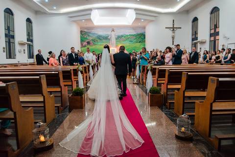 Casamento na Paróquia São José Operário em Novo Hamburgo'