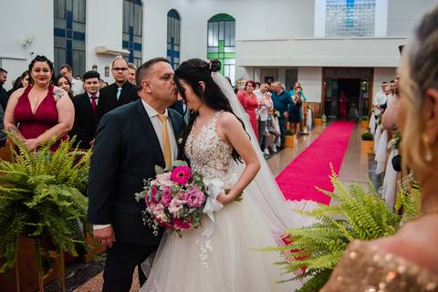 Casamento na Paróquia São José Operário em Novo Hamburgo'
