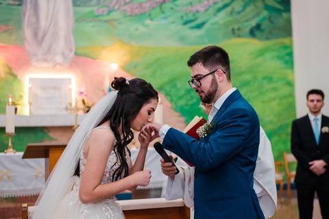 Casamento na Paróquia São José Operário em Novo Hamburgo'
