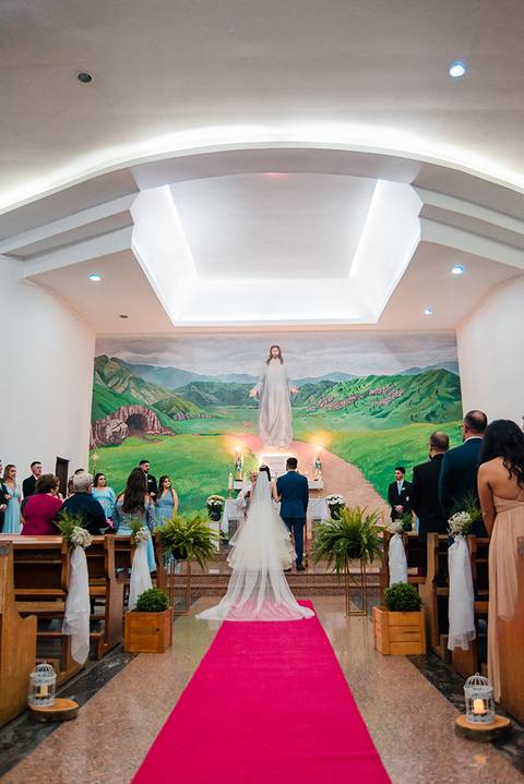 Casamento na Paróquia São José Operário em Novo Hamburgo'