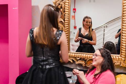 Making of da debutante Richesky Eventos Canoas'