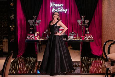 Festa 15 anos Richesky Eventos Canoas vestido'