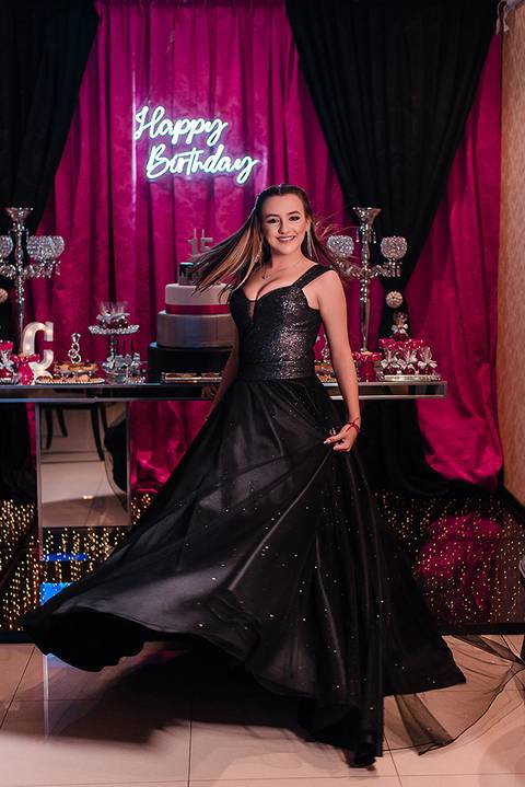 Festa 15 anos Richesky Eventos Canoas vestido'