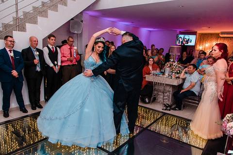 Festa de 15 anos Decorfest Canoas valsa'