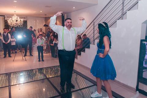 Festa de 15 anos Decorfest Canoas pista de dança'