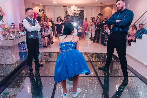 Festa de 15 anos Decorfest Canoas pista de dança'