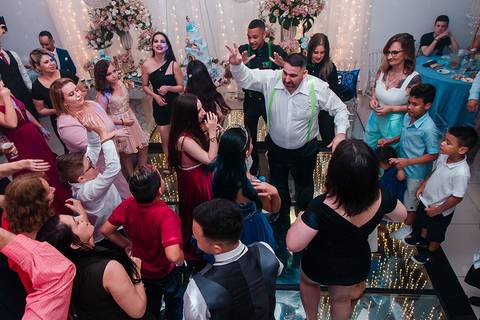 Festa de 15 anos Decorfest Canoas pista de dança'