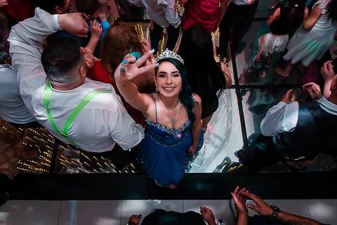 Festa de 15 anos Decorfest Canoas pista de dança'