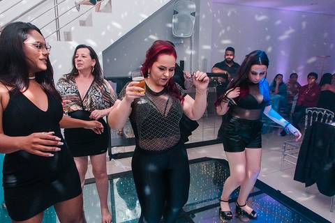 Festa de 15 anos Decorfest Canoas pista de dança'