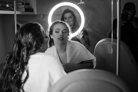 making of da debutante Bianca Maison de Lionne maquiagem Gabi Minussi'