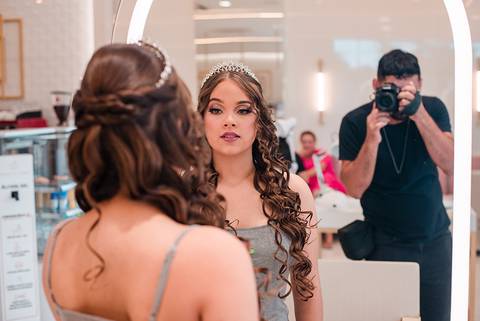 making of da debutante Bianca Maison de Lionne fotógrafo Jeferson Paz'