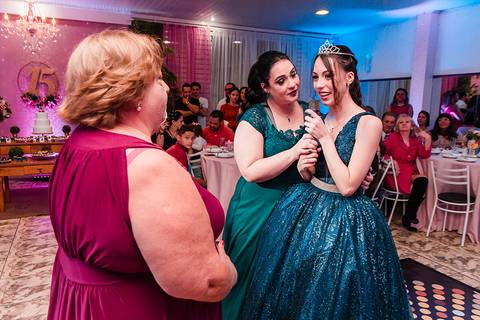 Festa de 15 anos homenagem para a avó'