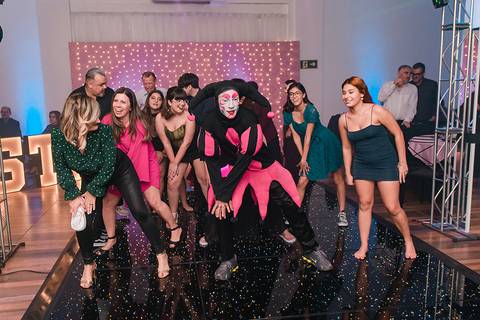 festa de 15 anos boobaloo casa de festas fotógrafo jeferson paz palhaço pantufa'