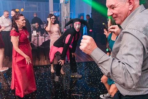 festa de 15 anos boobaloo casa de festas fotógrafo jeferson paz palhaço pantufa'