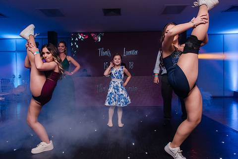 Festa de aniversário de 18 e 15 anos na SOGIPA em Porto Alegre'