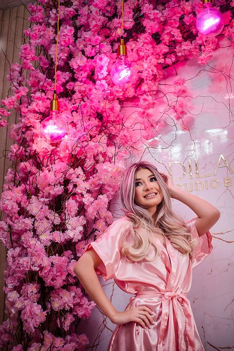 making of da debutante eduarda Sapucaia do Sul Dilaine Gotta Beauty'