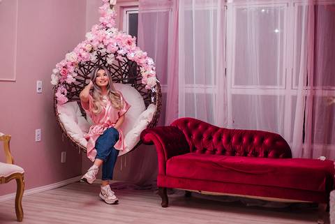 making of da debutante eduarda Sapucaia do Sul Dilaine Gotta Beauty'