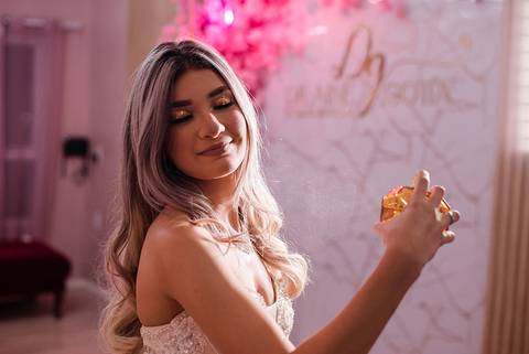 making of da debutante eduarda Sapucaia do Sul Dilaine Gotta Beauty'