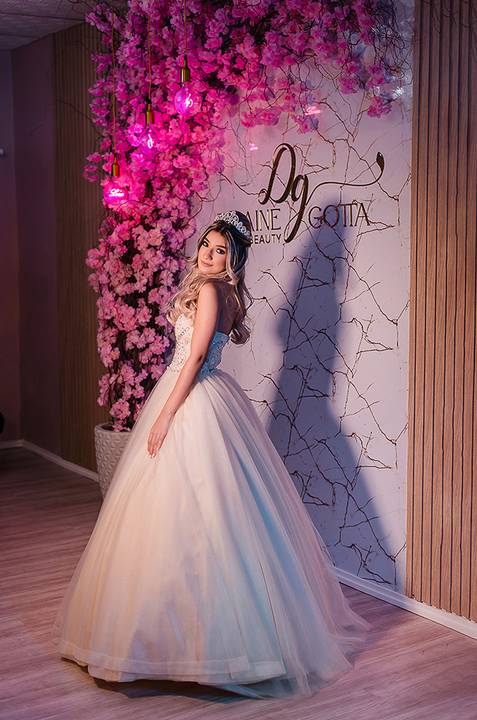 making of da debutante eduarda Sapucaia do Sul Dilaine Gotta Beauty'