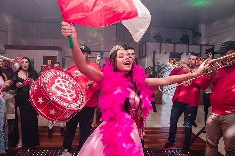 Festa de 15 anos Canoas fotógrafo Jeferson Paz Banda do Inter Internacional Colorado torcida'