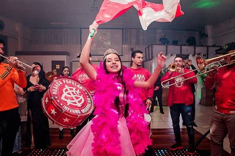 Festa de 15 anos Canoas fotógrafo Jeferson Paz Banda do Inter Internacional Colorado torcida'