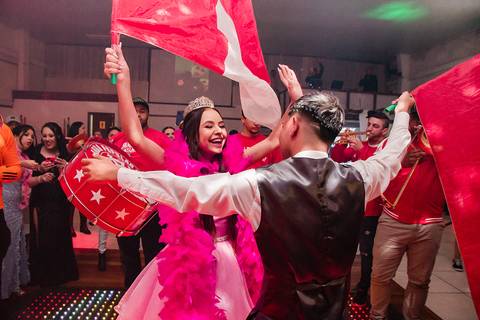 Festa de 15 anos Canoas fotógrafo Jeferson Paz Banda do Inter Internacional Colorado torcida'
