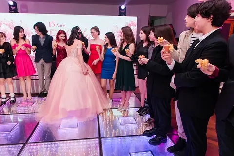 Festa de 15 anos Rafaela junqueira AABB Porto Alegre Jeferson Paz Fotografia'