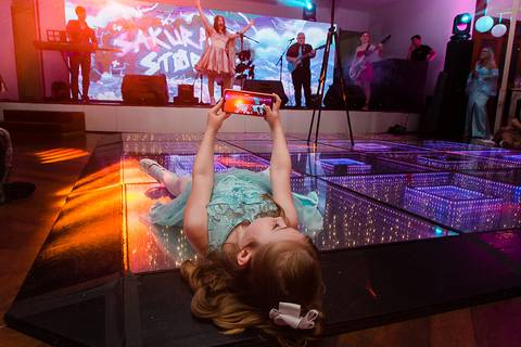 Festa de 15 anos Rafaela junqueira Banda Sakura Storm AABB Porto Alegre Jeferson Paz Fotografia'