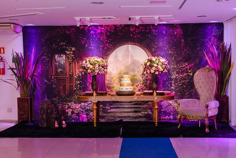 Decoração festa de 15 anos gremio geraldo santana fotógrafo jeferson Paz'