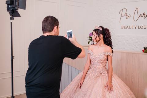 making of debutante 15 anos pri cardoso lounge jeferson Paz Fotografia Canoas'