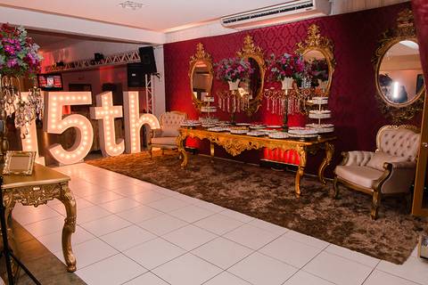 Decoração debutante 15 anos Waldhof Festas & Eventos fotógrafo jeferson Paz Fotografia Canoas'