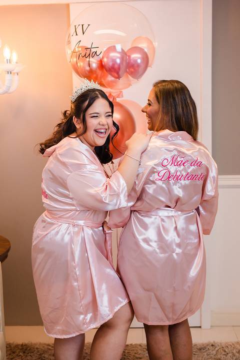 Making of da debutante Anita em Salão Beto Klein'