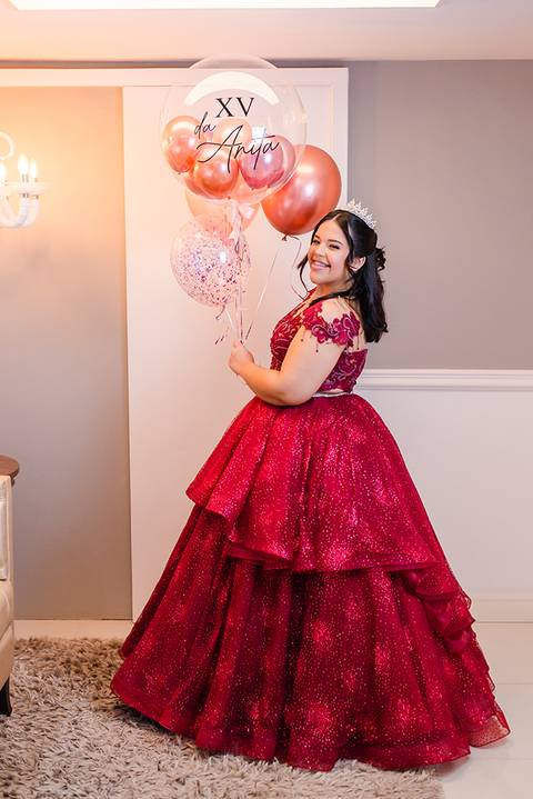 Making of da debutante Anita em Salão Beto Klein'