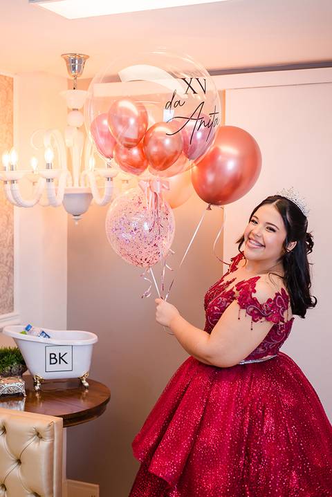 Making of da debutante Anita em Salão Beto Klein'