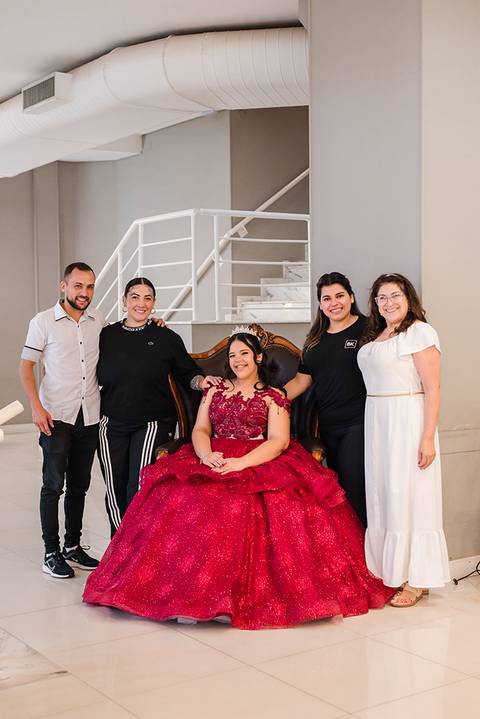 Making of da debutante Anita em Salão Beto Klein'