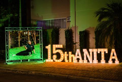 Decoração festa de 15 anos foto de Jeferson Paz'