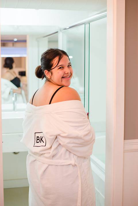 Making of da debutante Anita em Salão Beto Klein'