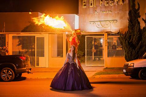Festa de 15 anos de Vitoria Marini no Espaço É Di Festa by Veroca fotógrafo Jeferson Paz'