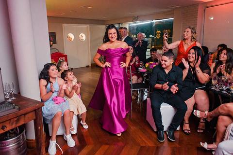 Festa de 15 anos de Pietra Matuziak no salão panorâmico do Grêmio Náutico União em porto alegre fotógrafo jeferson paz'