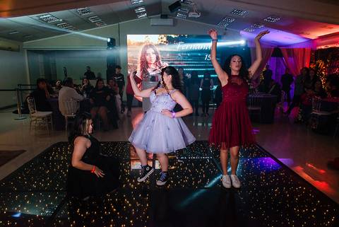 Fotos festa de 15 anos Party Lounge Porto Alegre fotógrafo Jeferson Paz balada'