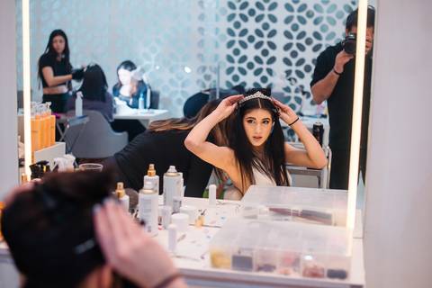 fotos de making of da Debutante'