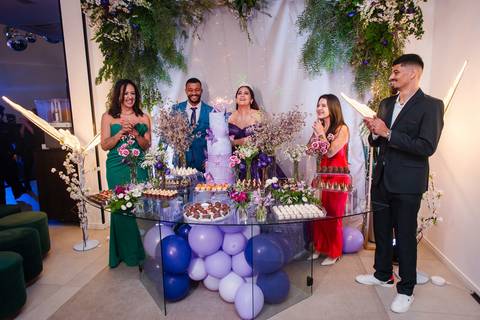 Fotos festa de 15 anos de Mariana Cruz no espaço Le Petit Gourmand em Itajaí - SC Fotógrafo Jeferson Paz'