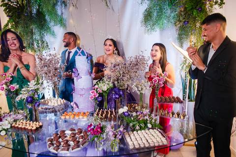 Fotos festa de 15 anos de Mariana Cruz no espaço Le Petit Gourmand em Itajaí - SC Fotógrafo Jeferson Paz'