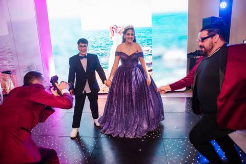 Fotos festa de 15 anos de Mariana Cruz no espaço Le Petit Gourmand em Itajaí - SC Fotógrafo Jeferson Paz'